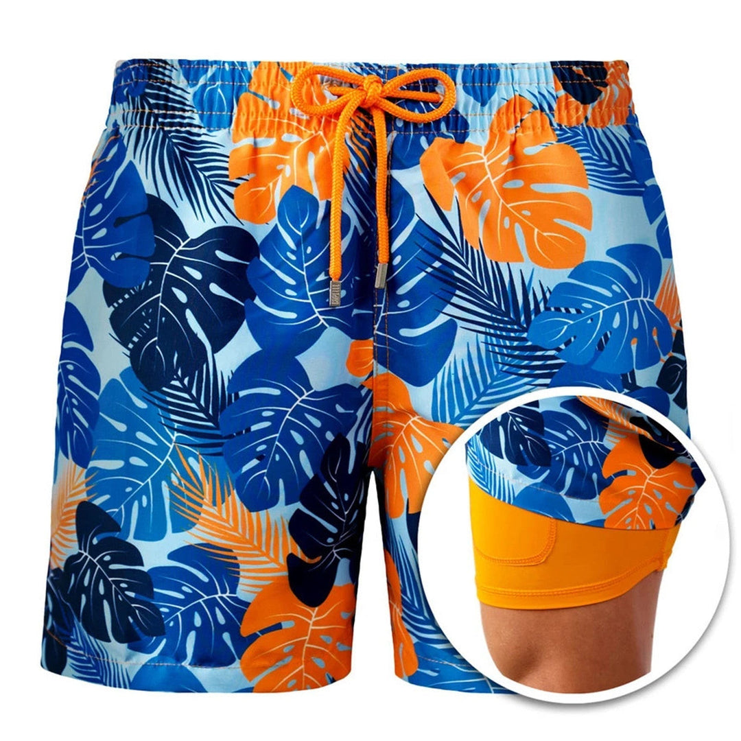W&W Mode | Doppellagige Strandshorts Für Herren