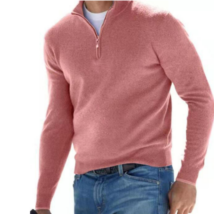 W&W Mode | Warmes Herrenpullover Reißverschluss