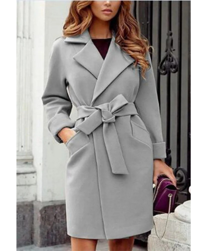 W&W Mode | Stylischer Trenchcoat mit Gürtel