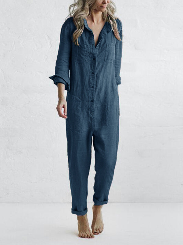 W&W Mode | Langarm-Jumpsuit – Bequem und stylisch