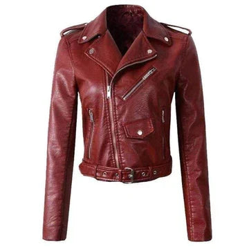 W&W Mode | Elegante Premium Lederjacke für Damen | Luxus und Stil