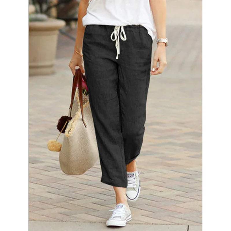 W&W Mode | Damen Leinenhose