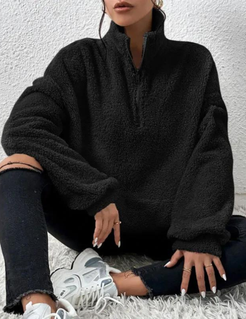 W&W Mode | Flauschiger Fleece Pullover