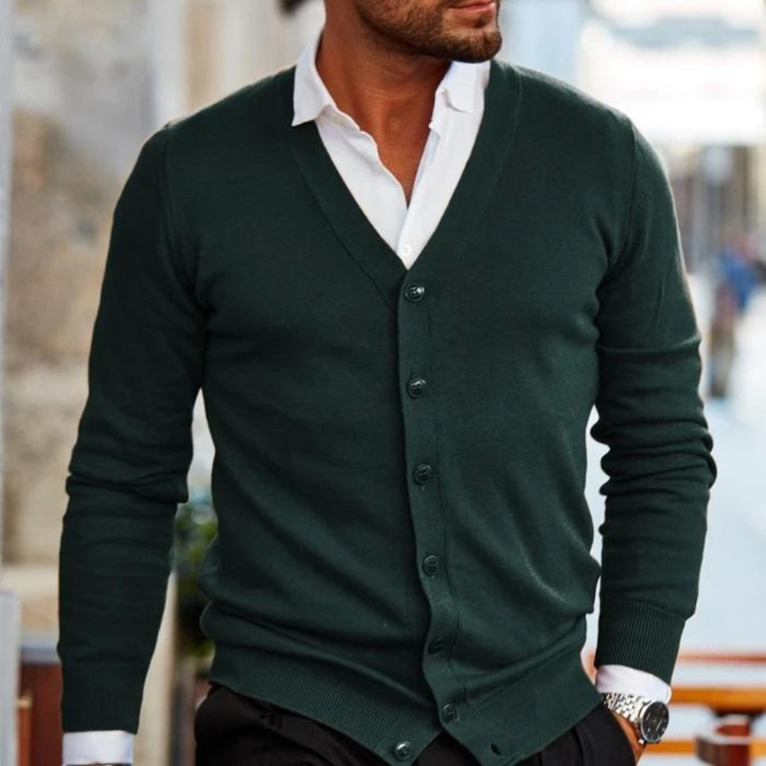 W&W Mode | Strickcardigan aus Baumwolle - Elegant & Klassisch