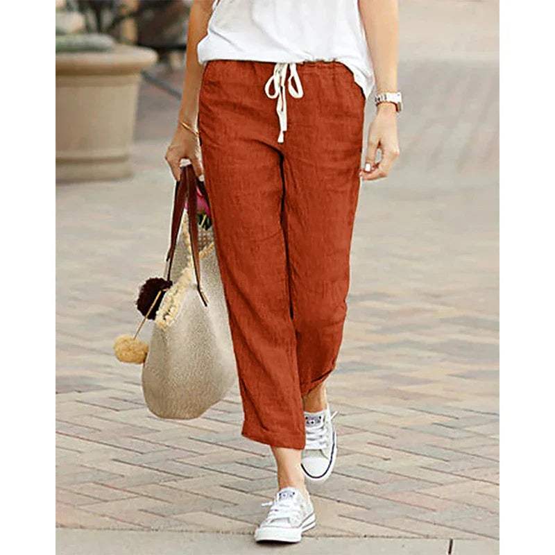 W&W Mode | Damen Leinenhose