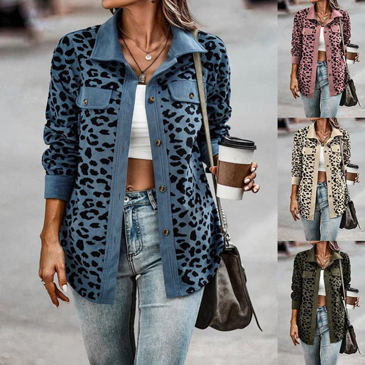 W&W Mode | Stilvolle Damenjacke mit Leopardenmuster