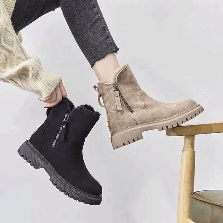 W&W Mode | Stiefeletten - stilvolles Reißverschlussdesign für den täglichen Gebrauch