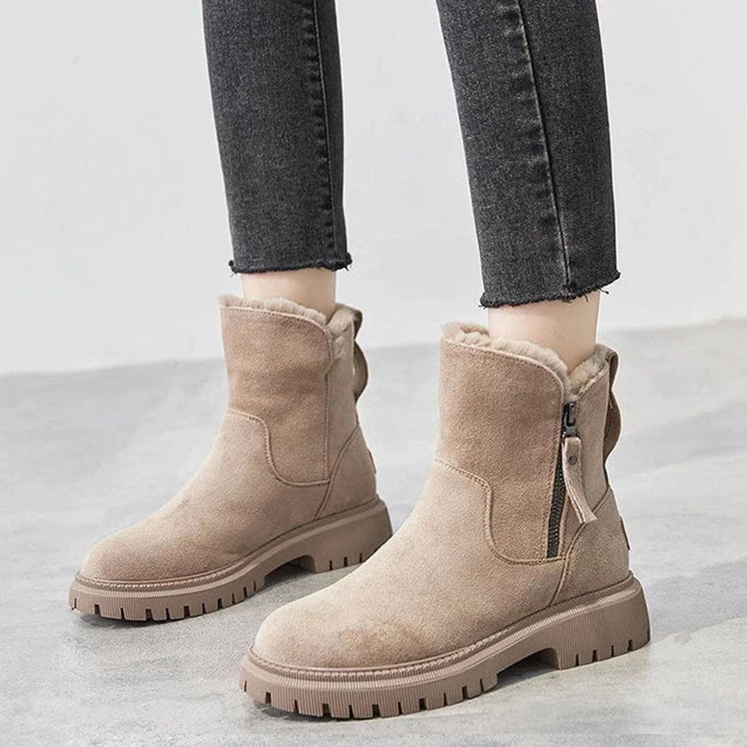 W&W Mode | Stiefeletten - stilvolles Reißverschlussdesign für den täglichen Gebrauch