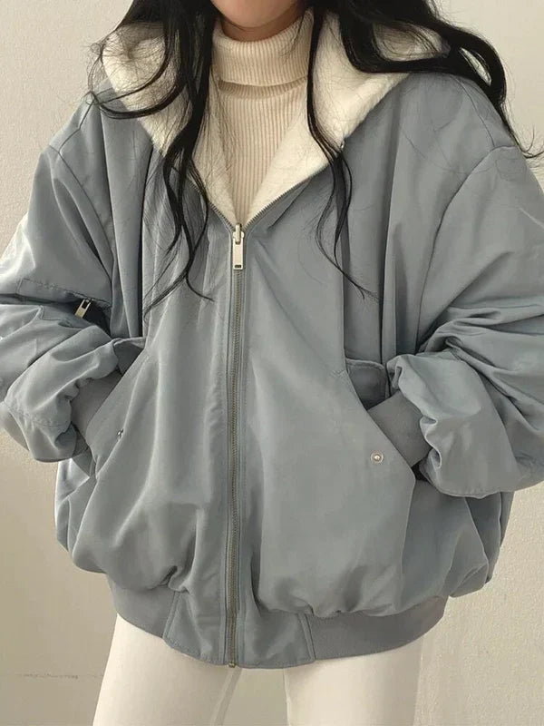 W&W Mode | stilvolle dicke jacke mit wendefunktion