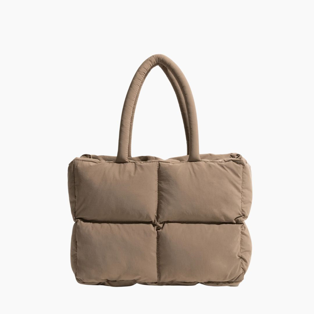W&W Mode | Puffer Schultertasche für Damen - Stilvolle und geräumige Umhängetasche