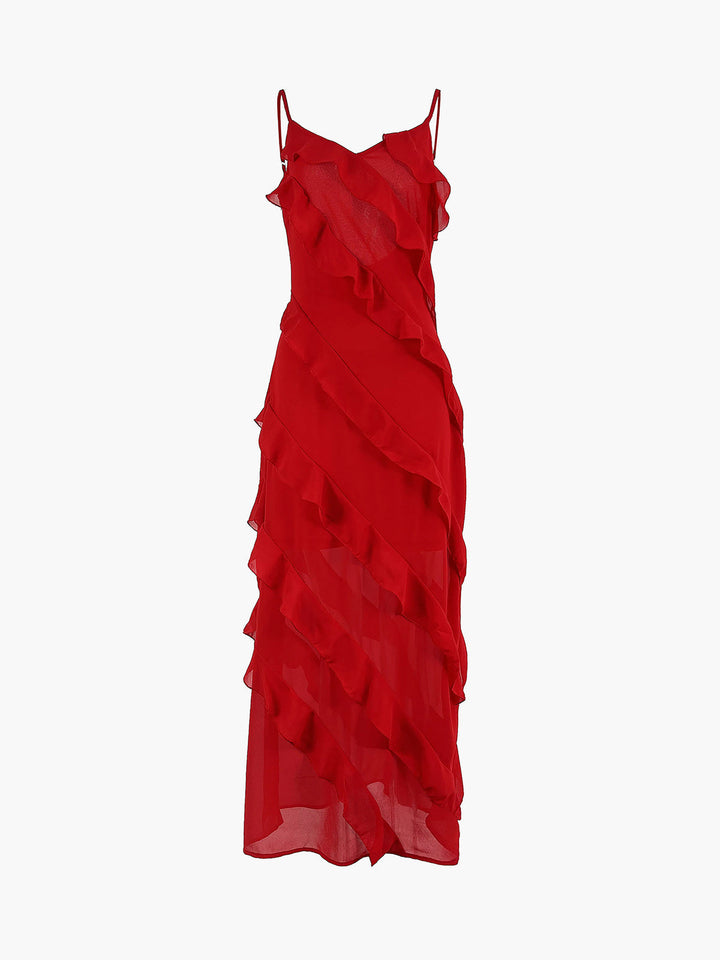 Luisella | Elegantes Kleid Mit Rüschen