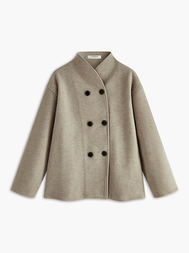 W&W Mode | Jacke Mit Übergroßer Knopfleiste