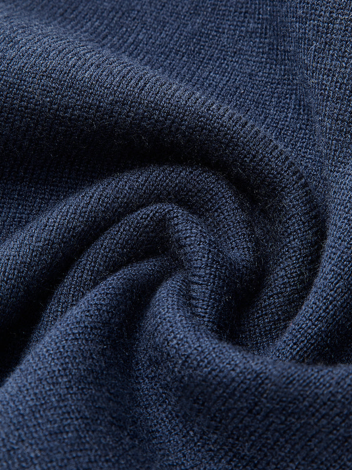 W&W Mode | Pullover Rock Satz V-ausschnitt Kurzarm Oberteil Gefalteter Midi Rock Strickstoff