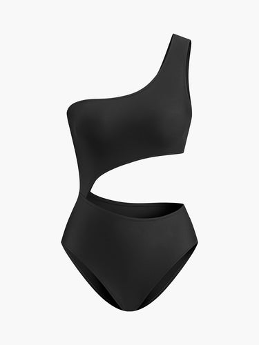 W&W Mode | Asymmetrischer Cutout Einteiler Badeanzug