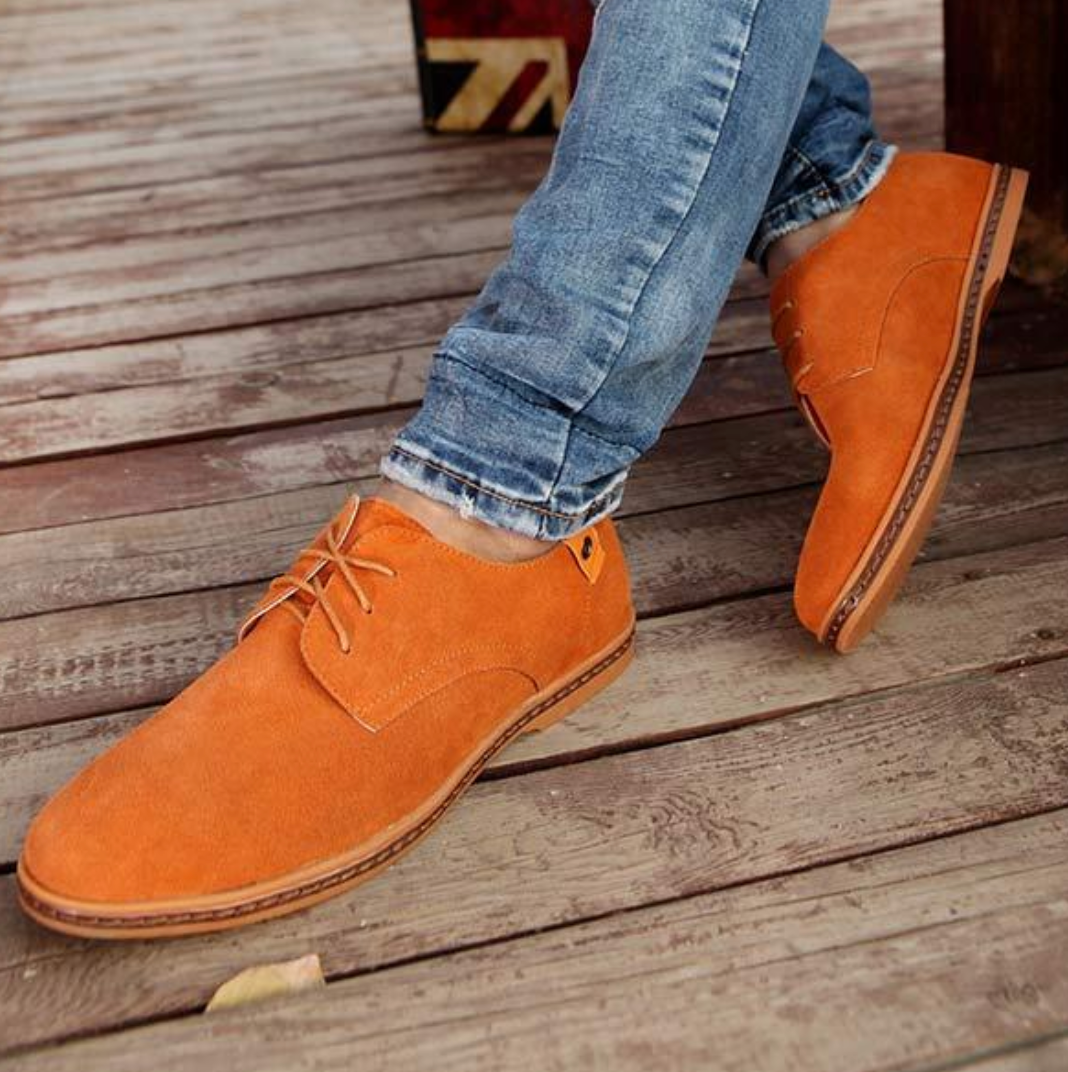 W&W Mode | Elegante Wildleder-Schuhe für Herren | Stilvolle und bequeme Herrenschuhe