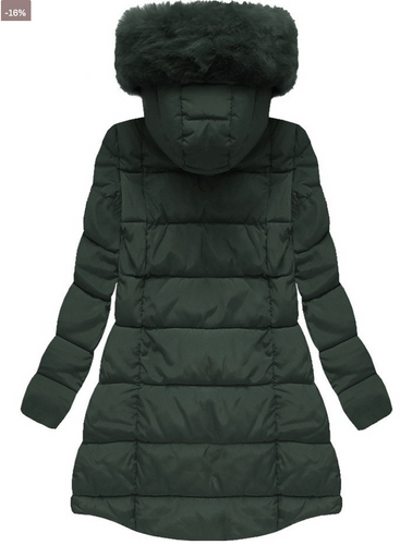 W&W Mode | Gepolsterte Jacke mit warmem Plüschfutter für Damen