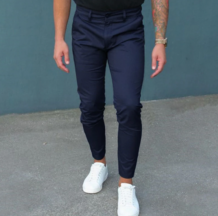 W&W Mode | Stretchy Freizeit Business Hose Für Herren