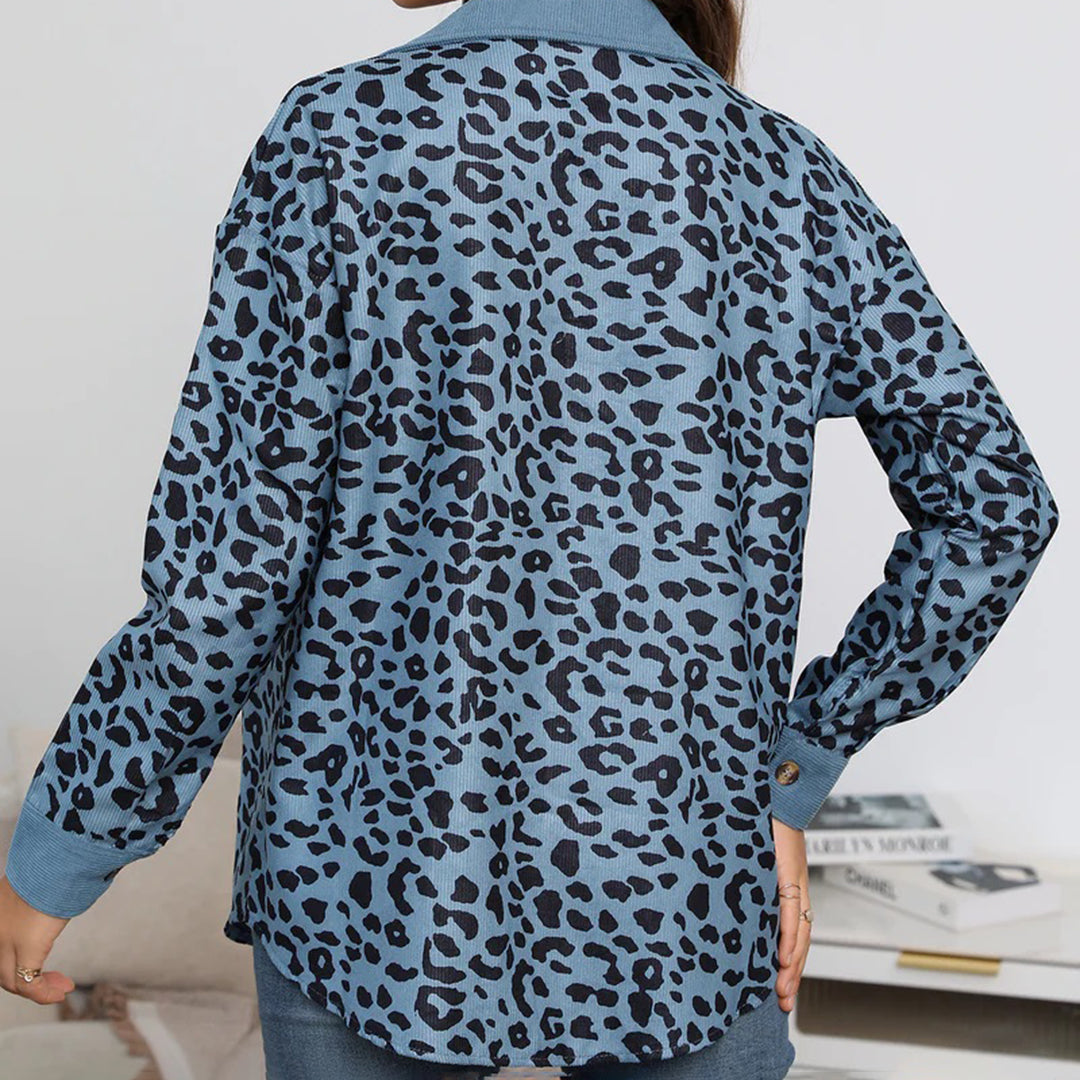 W&W Mode | Stilvolle Damenjacke mit Leopardenmuster