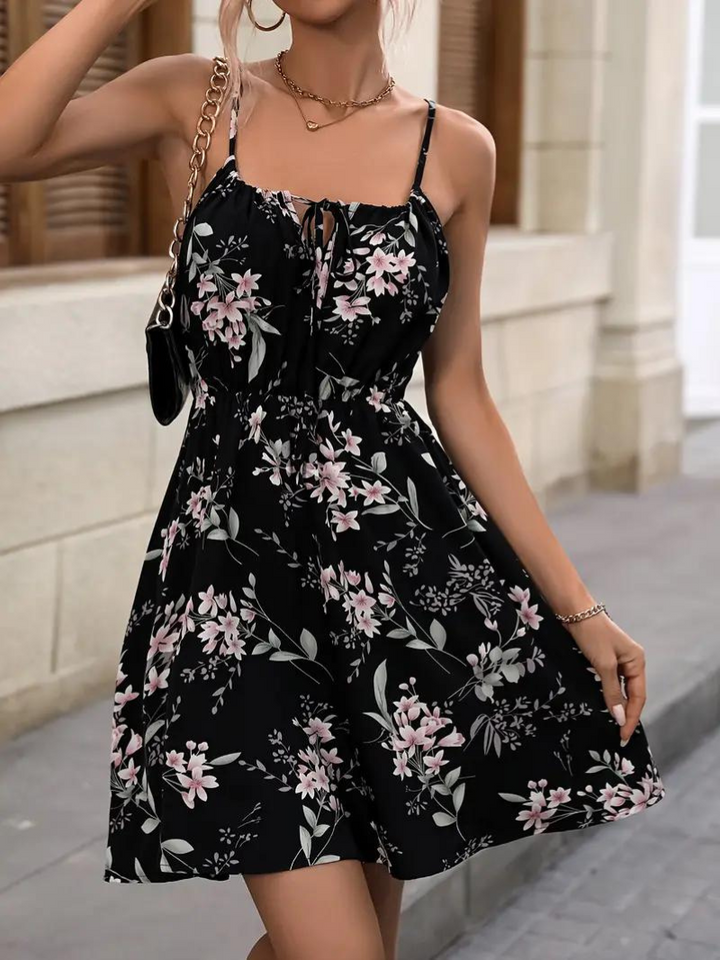 W&W Mode | Mini Spaghettiträger Sommerkleid Sonnenkleid