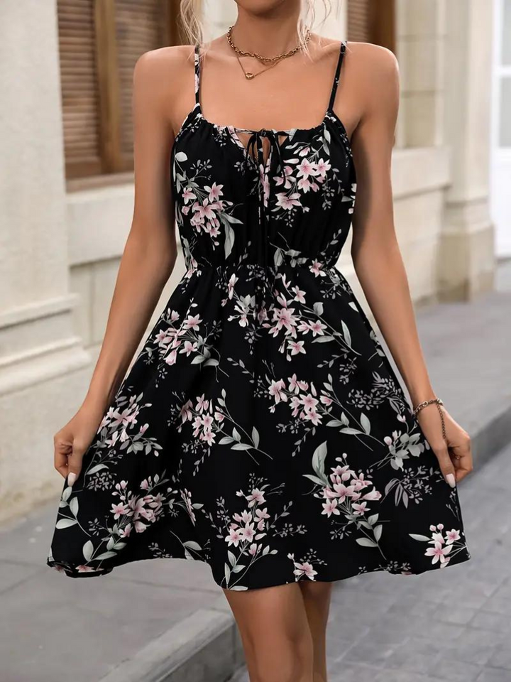 W&W Mode | Mini Spaghettiträger Sommerkleid Sonnenkleid