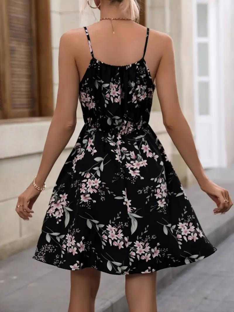 W&W Mode | Mini Spaghettiträger Sommerkleid Sonnenkleid