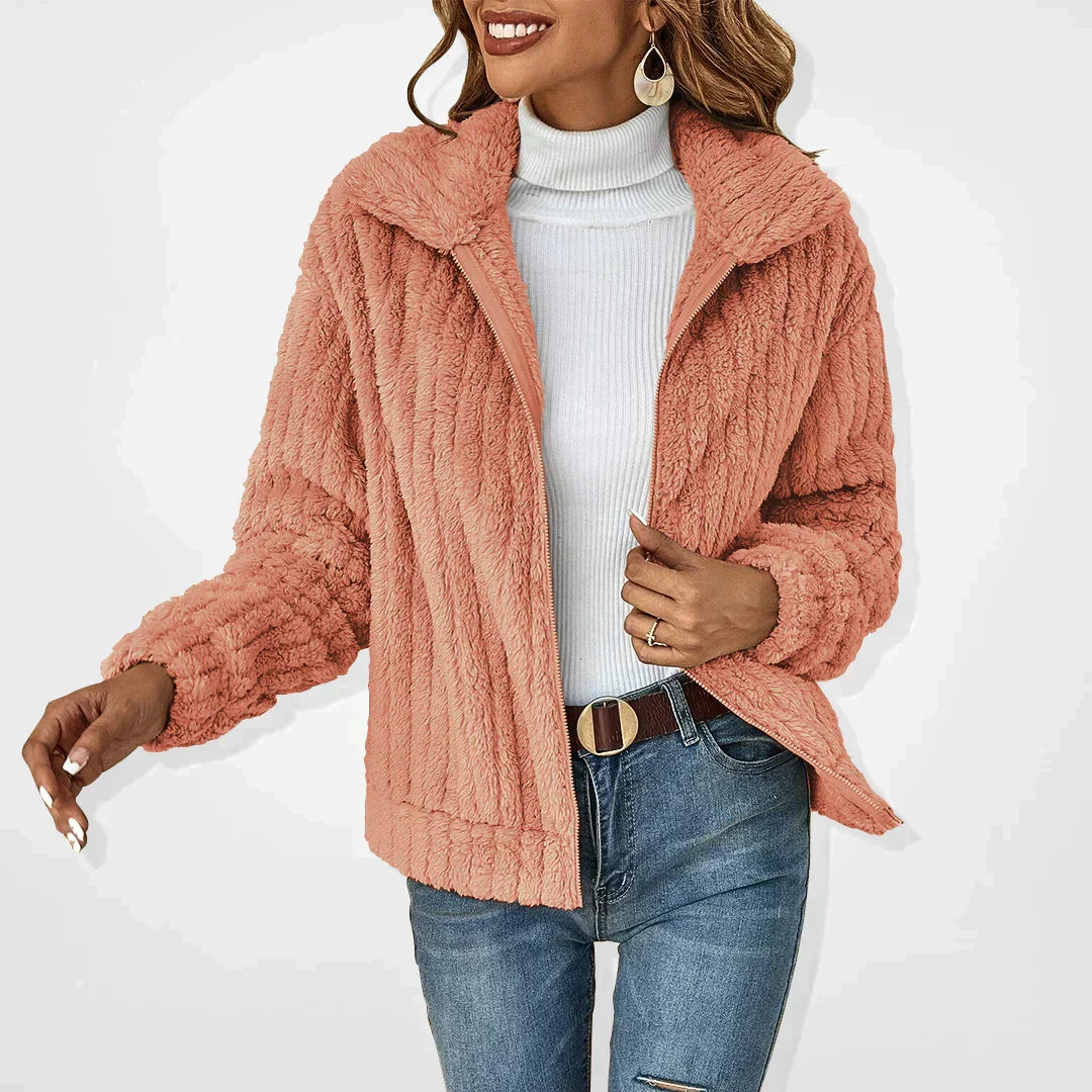 W&W Mode Teddy-Cardigan