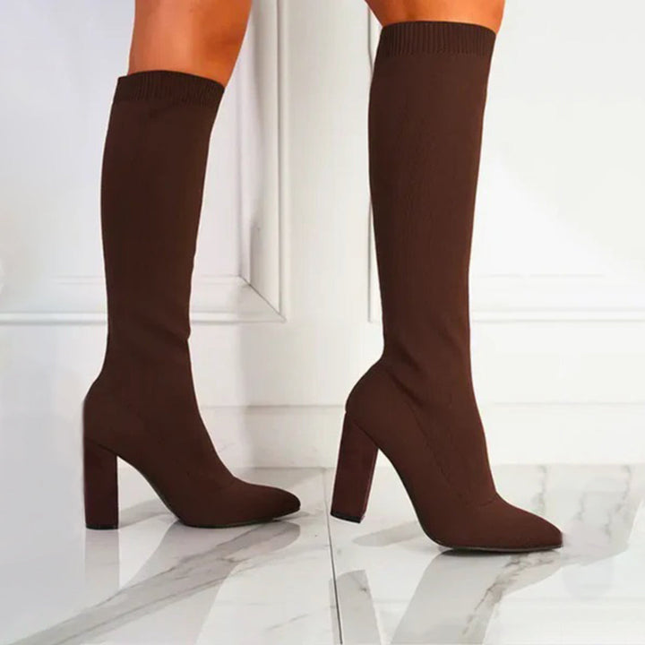 W&W Mode - Knielange Sockenstiefel