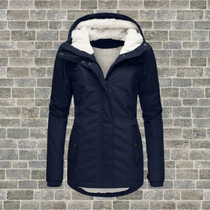W&W Mode | Modischer Mantel mit Kapuze für Winter und Herbst