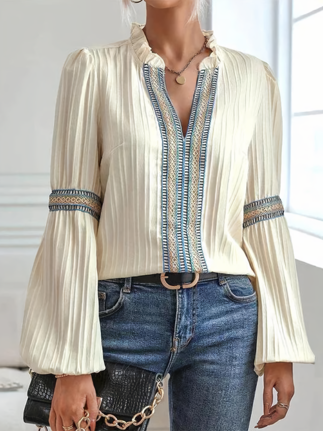 W&W Mode | Boho-Chic-Bluse Für Frauen
