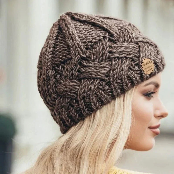 Strickmütze aus weichem, warmem Garn mit flexibler Passform