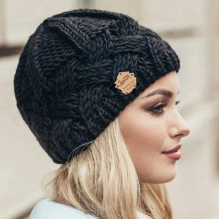 Strickmütze aus weichem, warmem Garn mit flexibler Passform