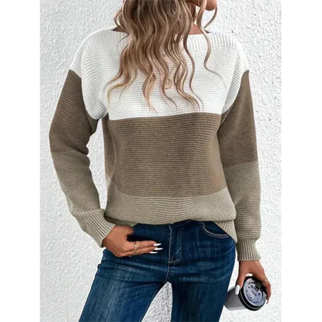W&W Mode | Damen Winterpullover Lebendige kuschelige Strickwaren