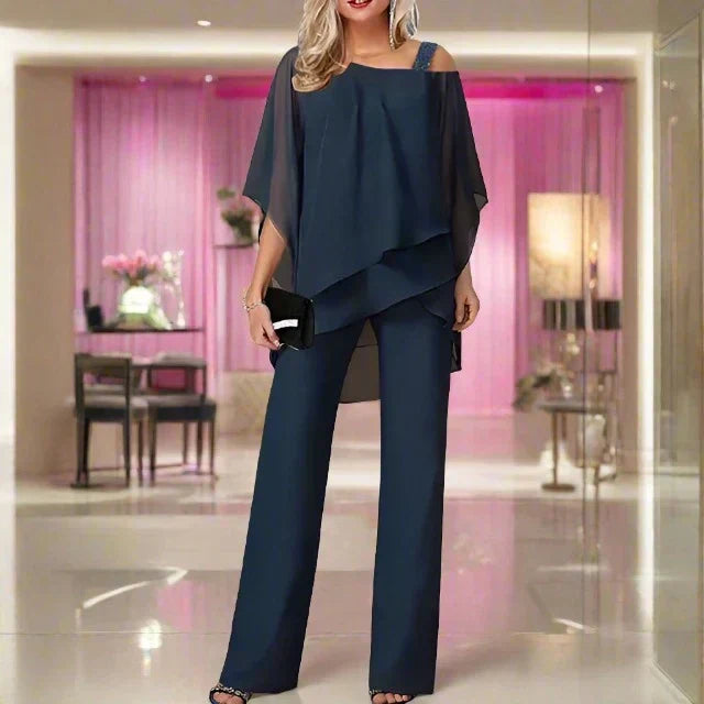 W&W Mode | Luxus-Chiffon-Set Für Elegante Abende