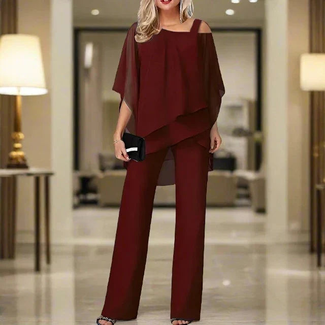 W&W Mode | Luxus-Chiffon-Set Für Elegante Abende