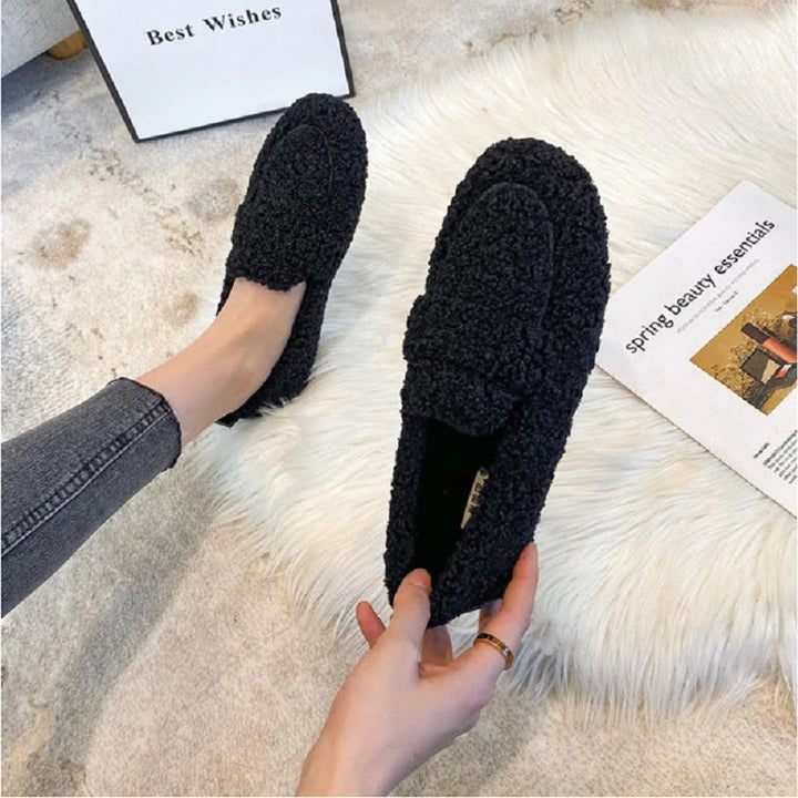 W&W Mode Chaussures en fourrure
