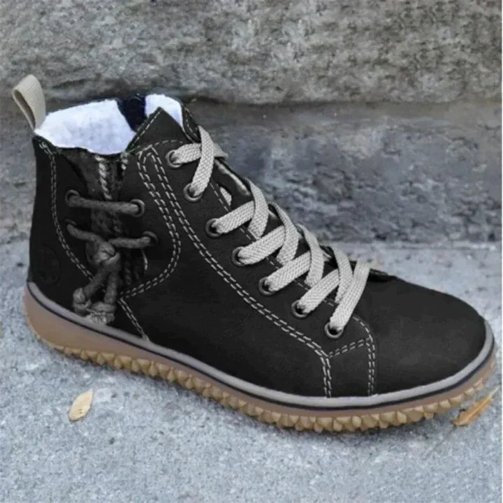 Zeitlos elegante Lederstiefel im Vintage-Look
