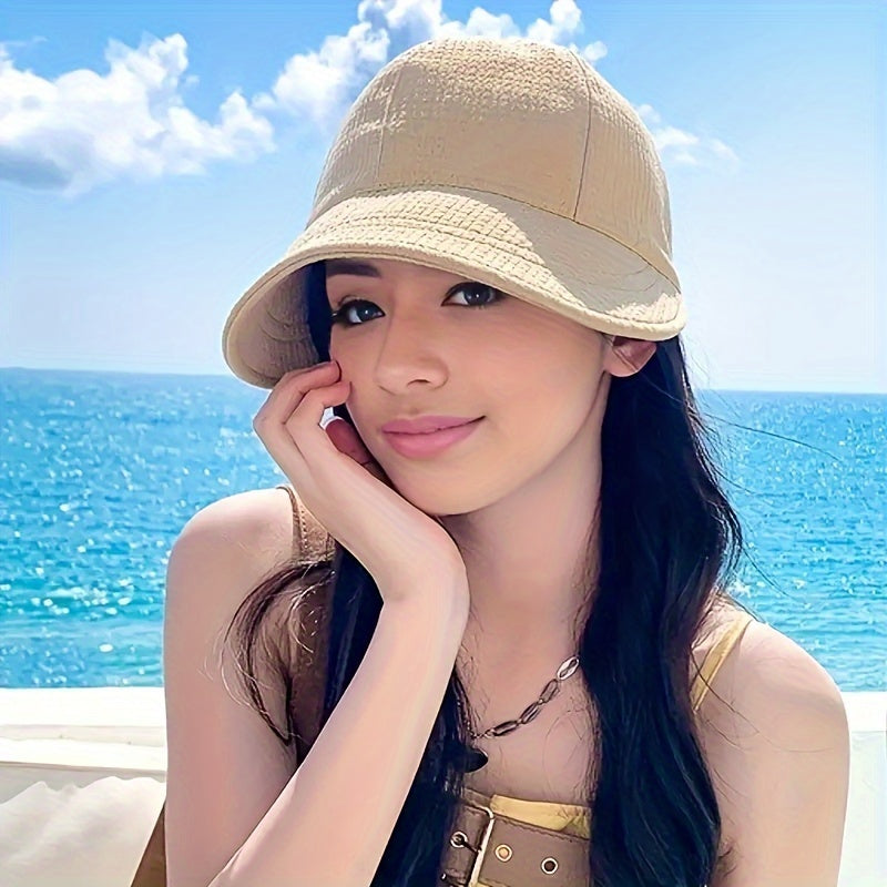 W&W Mode | Modische Mütze Mit Verstellbarem Kordelzug Und Upf Schutz