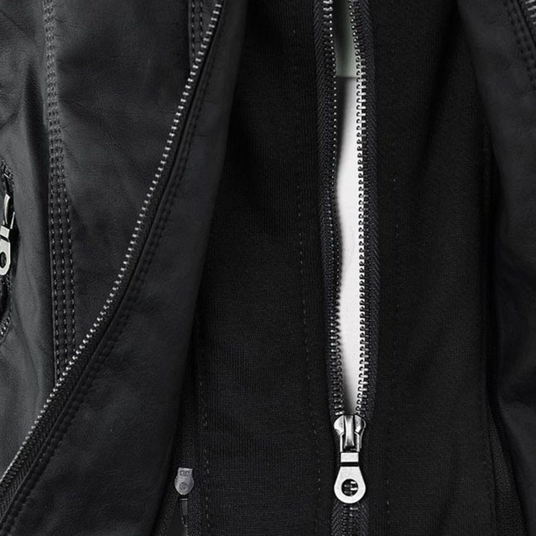 W&W Mode | Damen Lederjacke Mit Kapuze