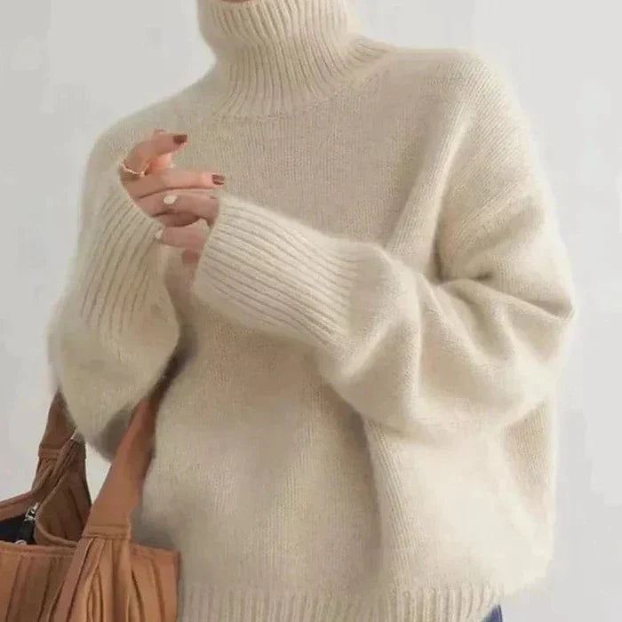 W&W Mode - Eleganter Rollkragenpullover