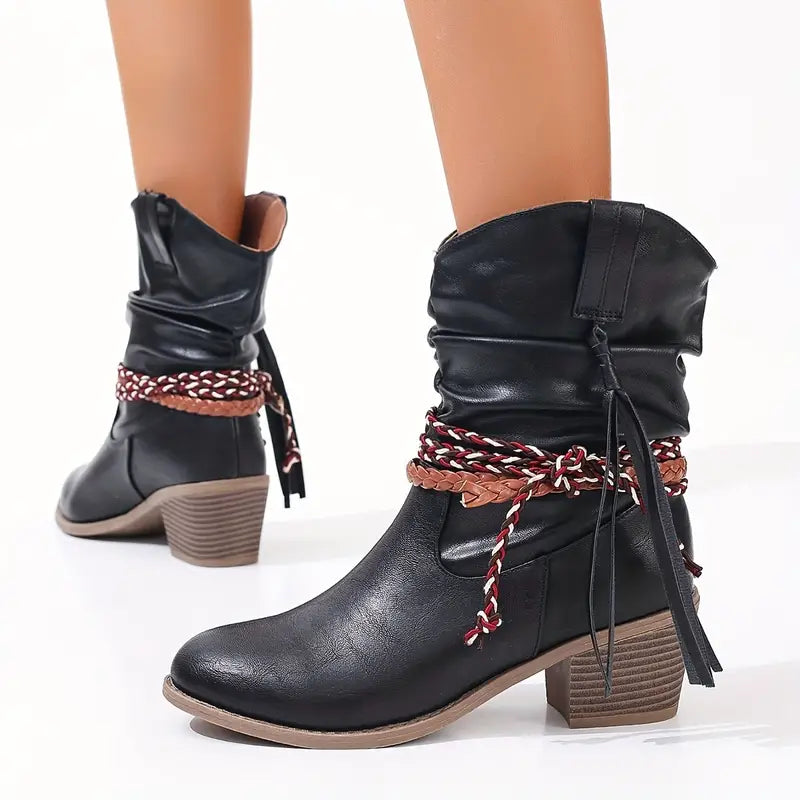 W&W Mode | Western-Stiefel mit Cowboy-Optik