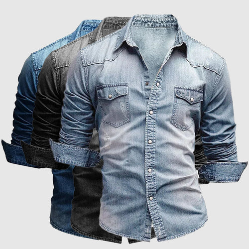 W&W Mode | Denim Hemd für Männer