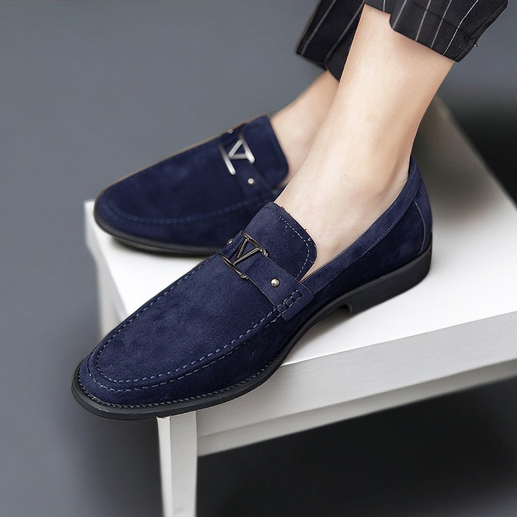 Eleganter Veloursleder-Loafer
