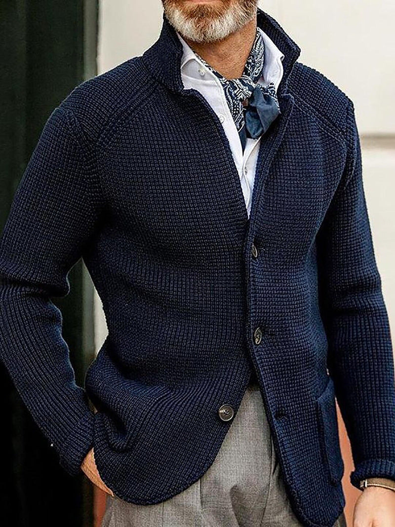 W&W Mode Eleganter Herren Cardigan