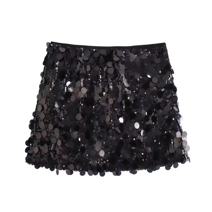 W&W Mode | Silberner Pailletten Minirock