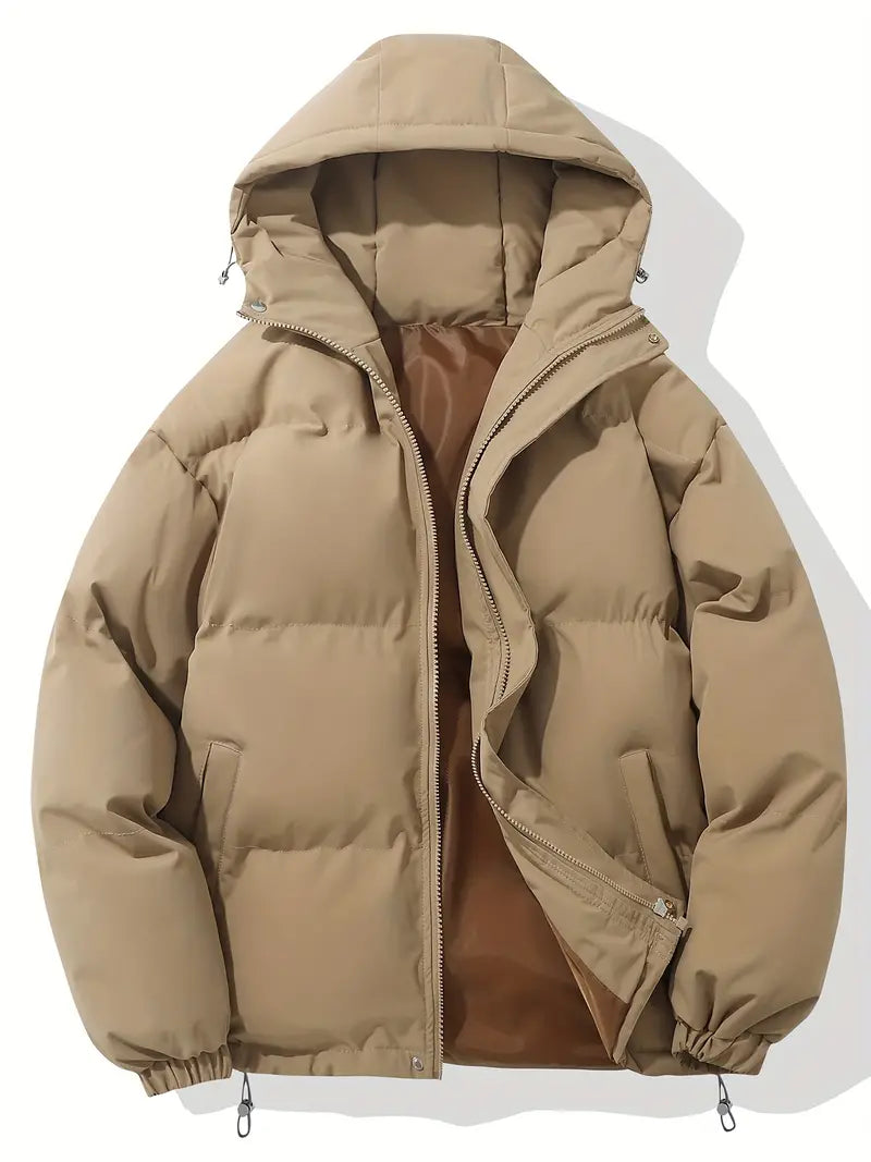Damen-Pufferjacke aus 100 % Polyester für den Winter