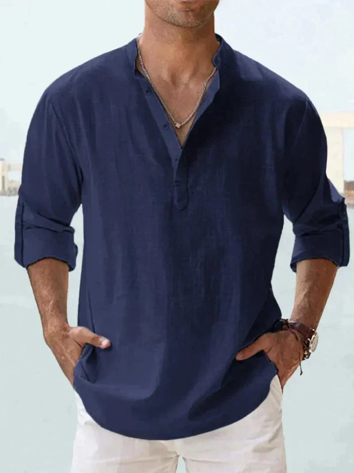 W&W Mode | Luxe Leinenhemd Für Männer