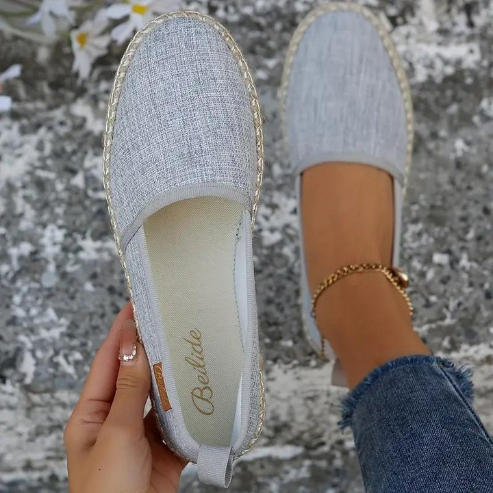 W&W Mode | Espadrilles, flach, leicht, Segeltuchschuhe, Schuhe für den Sommer