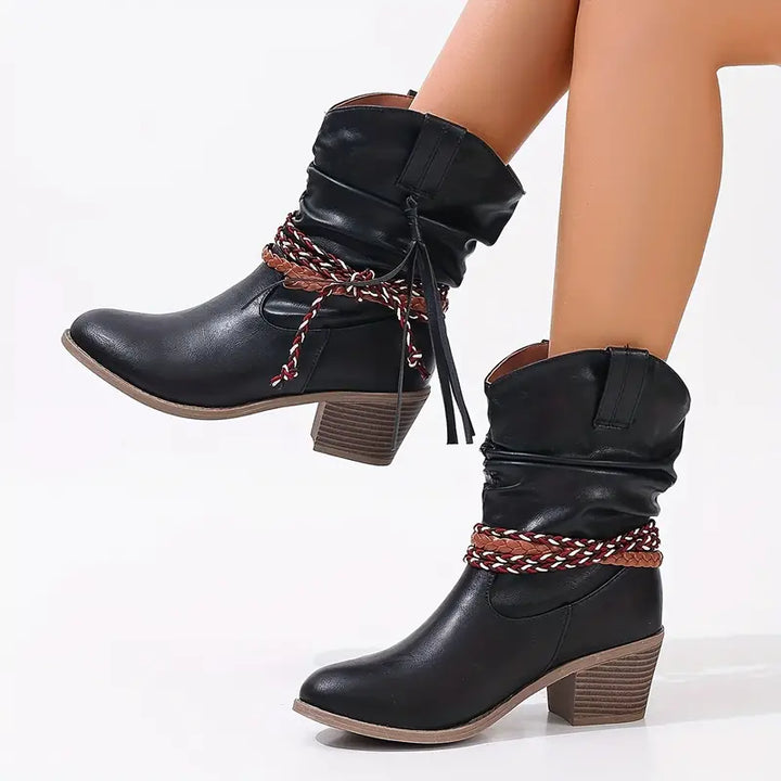 W&W Mode | Western-Stiefel mit Cowboy-Optik