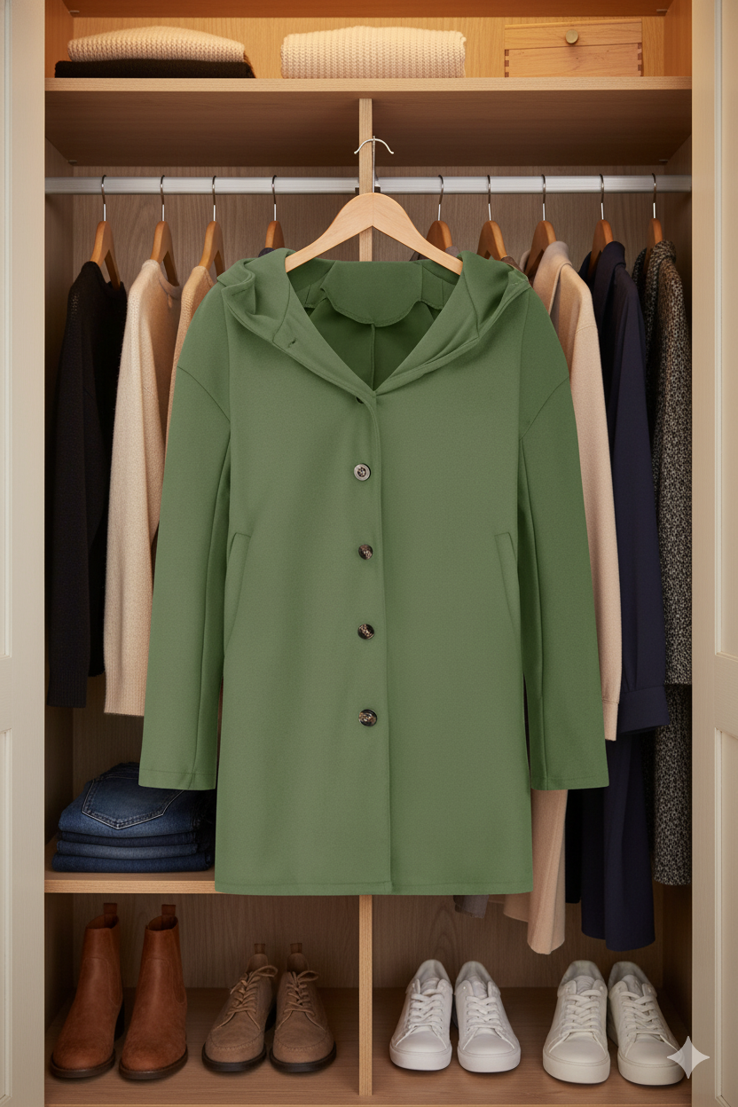 Lange Warmjacke