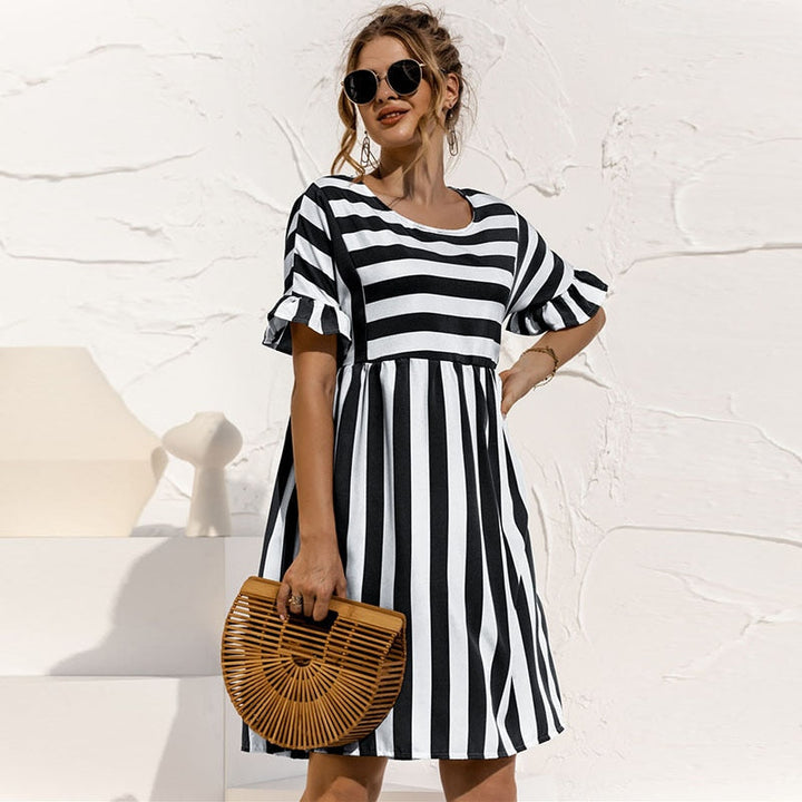 W&W Mode | Gestreiftes Kleid für Damen